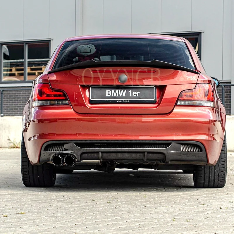 E82 E88 Carbon CF Задняя Крышка багажника спойлер крыло для BMW 1 серии Купе 2006 - 2012 м |