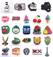 new make customize birthday cake love shoe charms pvc croc accessories decorations croc charm buckle for kids party xmas gifts