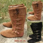 Ботинки для костюмированной вечеринки viking tudor, обувь для костюмированной вечеринки, обувь в стиле ренессанс, средневековый рыцарь, Пиратская обувь, ботинки для женщин и мужчин