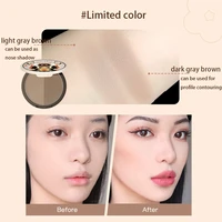 new 2 color facial contour palette make up long lasting waterproof bronzer and highlighter 3d v face nose shadow hairline power