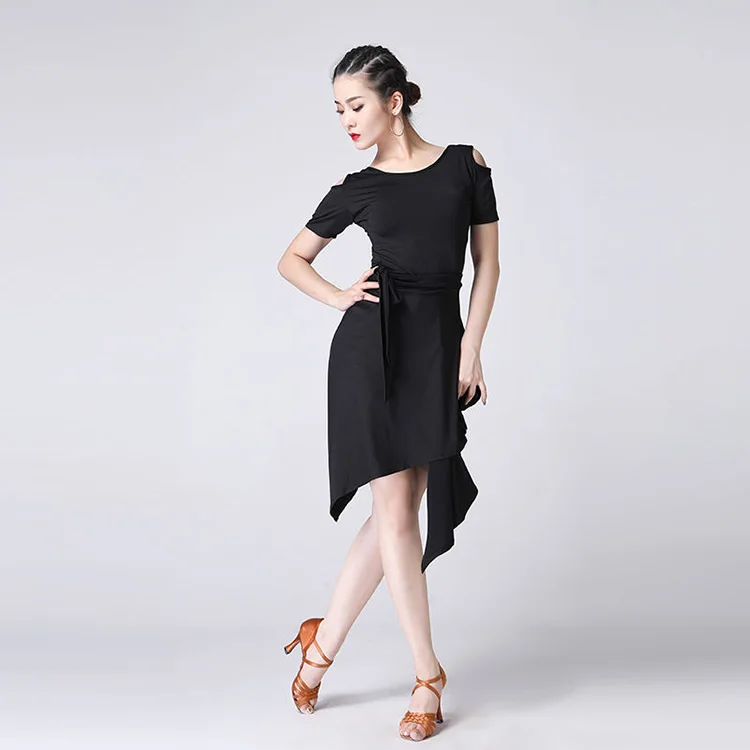 Юбка женская для танцев латинских модная одежда бальных ча-ча Танго сальсы самбы