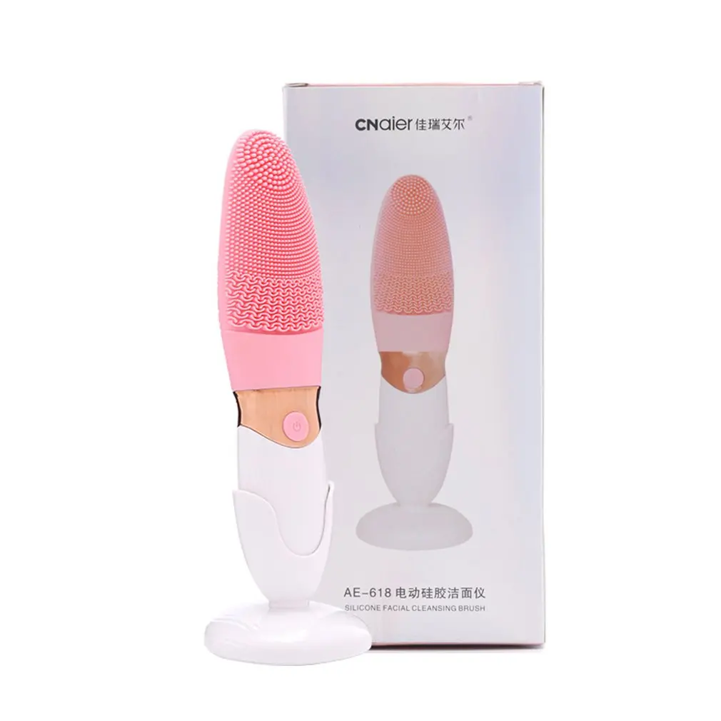 Электрический силиконовый Очищающий Инструмент очиститель пор лица