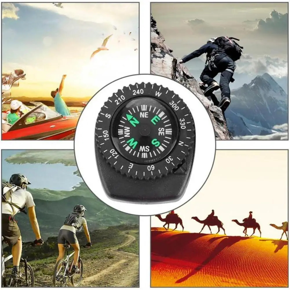 Миниатюрный ремешок для часов кнопка Компас браслета из Паракорда аксессуары