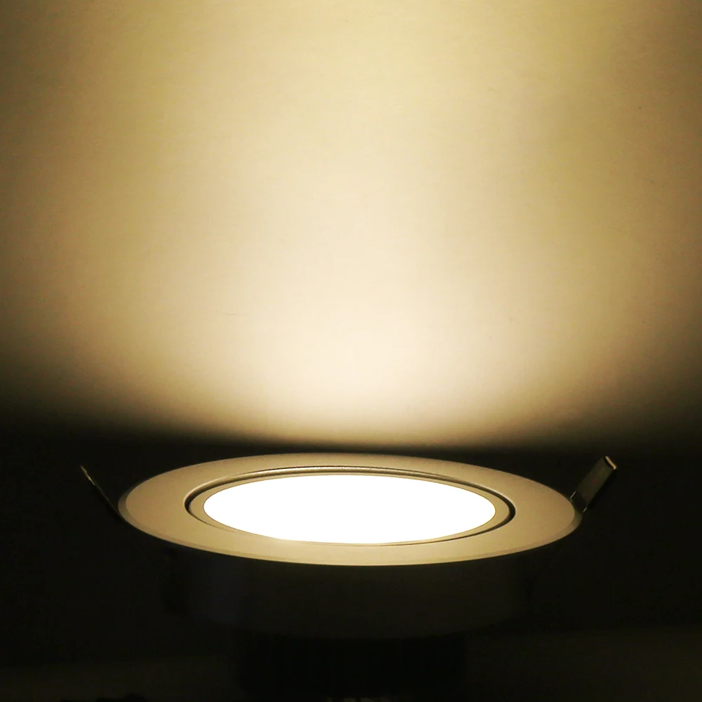 Светодиодный потолочный светильник с регулируемой яркостью 10 шт./лот 5 Вт 110 В 220