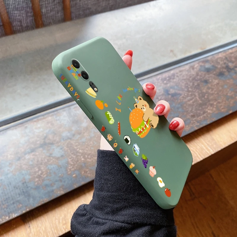 

For Huawei P10 Plus P10 Seifie P20 Lite 2018 P20 Lite 2019 P20 Pro Case with Cartoon animal Back Cover anti falling casing
