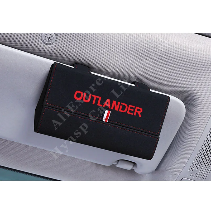 

Автомобильный держатель для солнцезащитных очков Mitsubishi OUTLANDER, солнцезащитный козырек, автомобильный чехол для солнцезащитных очков, орган...