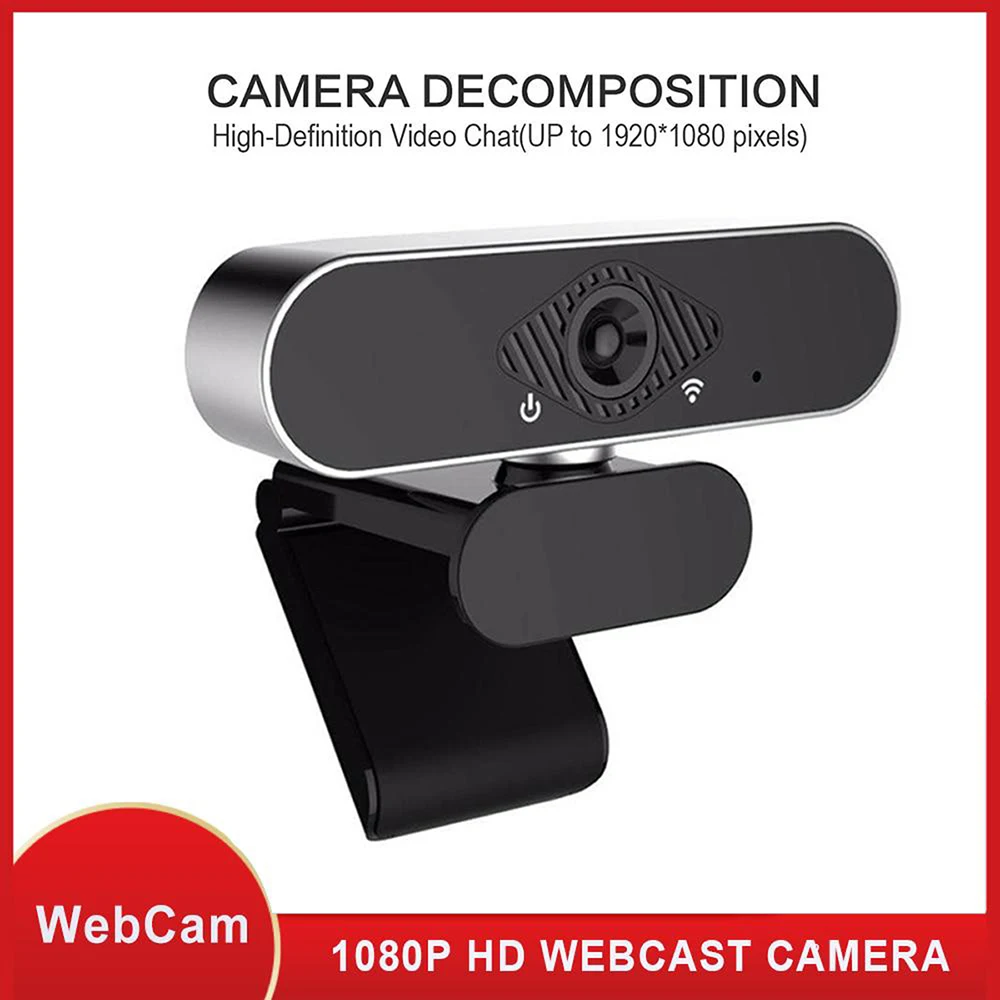 

Computer Webcam with Built-in Microphone 2MP Full HD 1080P Widescreen Video Work Home Accessories USB Web Camera for PC laptop