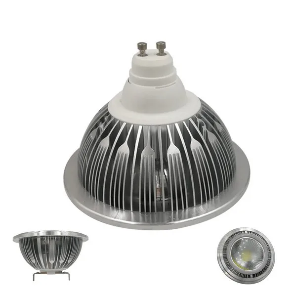 Супер яркий светодиодный светильник AR111 7 Вт 9 12 COB QR111 G53 GU10 с регулируемой яркостью