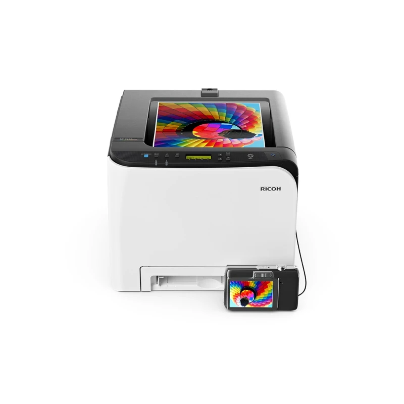 Цветное лазерное МФУ Ricoh SP C261SFNw (А4 20 стр/мин факс принтер сканер копир Wi-Fi дуплекс
