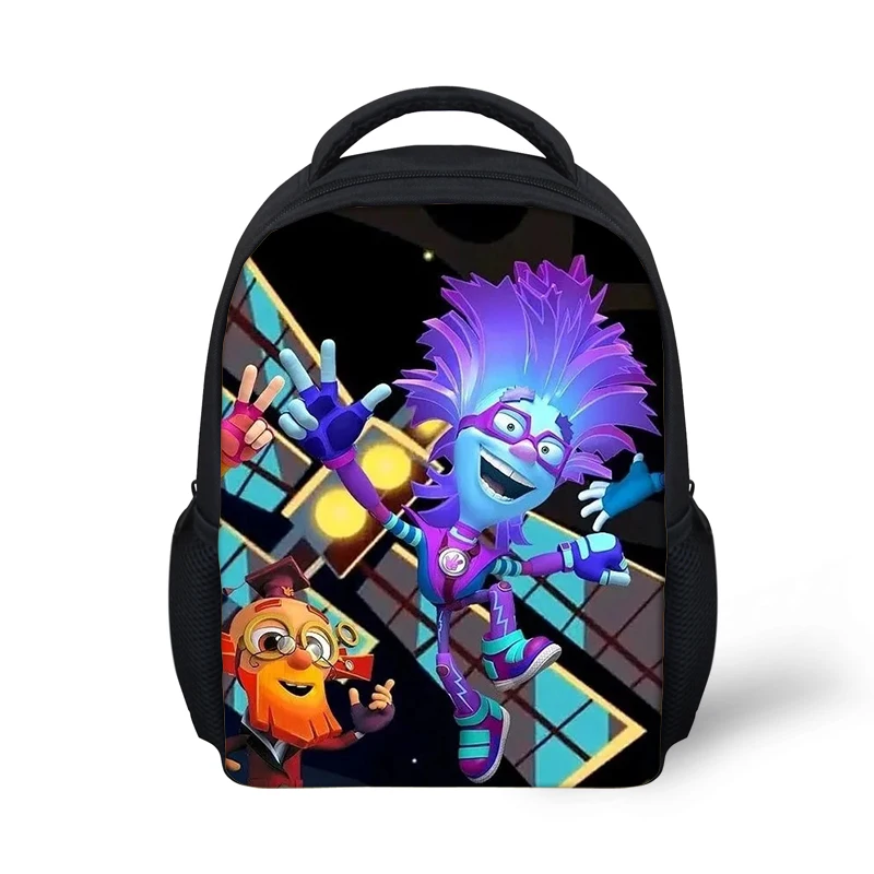 HALYUNASC Cool Kindergarten Backpack Russian Cartoon The Fixes Pattern Students School Bag Kawaii Boys Girls Mochila Book Bag