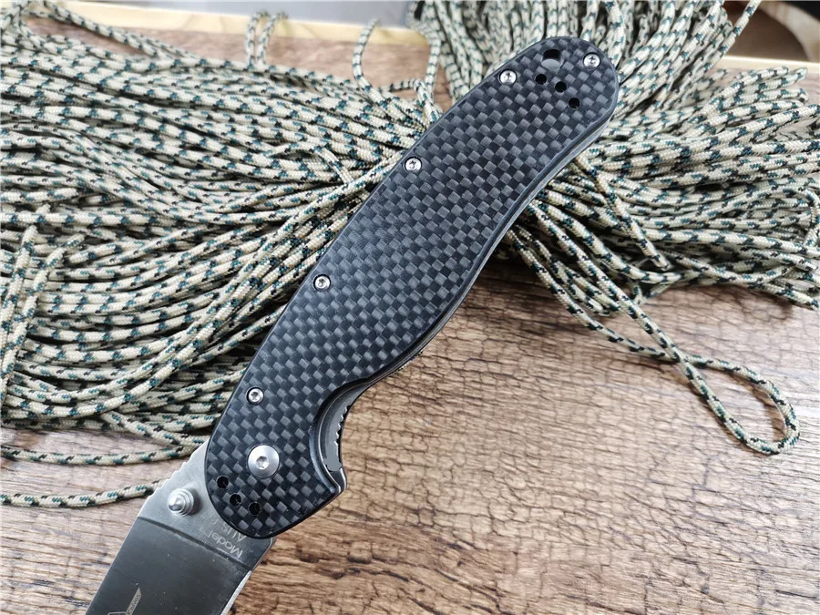 Y-START RAT Модель 1 складной нож для приключений AUS-8 лезвие G10 ручка из углеродного