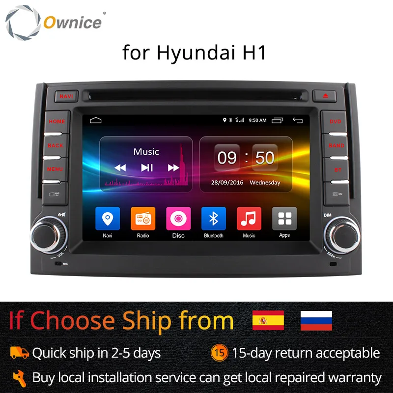 4G SIM LTE Octa Core автомобильный dvd плеер Android 6 0 GPS Navi для Hyundai H1 Grand Starex 2007 2015 2 гб RAM 16 ROM
