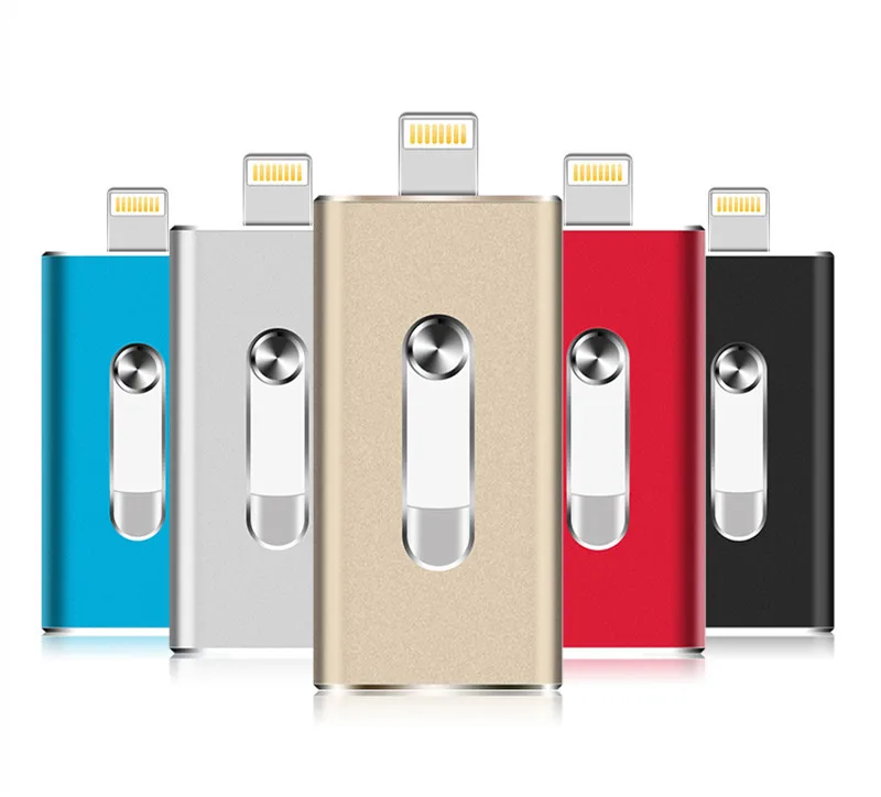 Microflash Usb флеш-накопитель для iphone 8/7/6s/6s Plus/6/5/5S/ipad Флешка OTG 8 ГБ 16 ГБ 32 ГБ 64 Гб 128 ГБ Флешка карта памяти HD