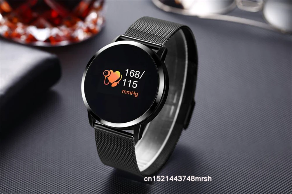 Q8 Смарт часы OLED цветной экран Smartwatch Женская мода фитнес трекер монитор сердечного ритма мужские Smartwatch IP67 спортивные часы
