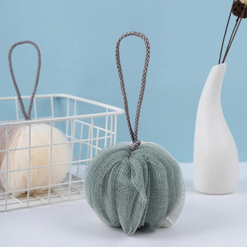 

Bath Towel Bathroom Accessories Cleaning Mesh Shower Balls PE Bath Ball Body Exfoliating Tool Portable bath shower Scrubber