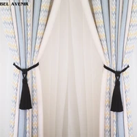 1pc black cotton curtain tassel tieback curtain accessory