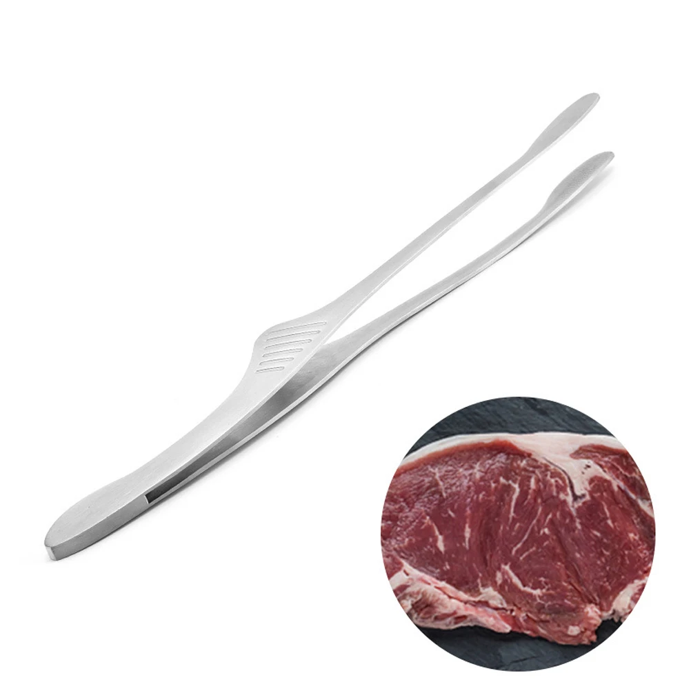 

Противоскользящие подающие пищевые щипцы, металлический пищевой зажим