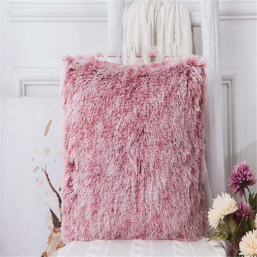 Наволочки 43 х43 см подушка для салона диванная наволочка Плюшевые Пушистые