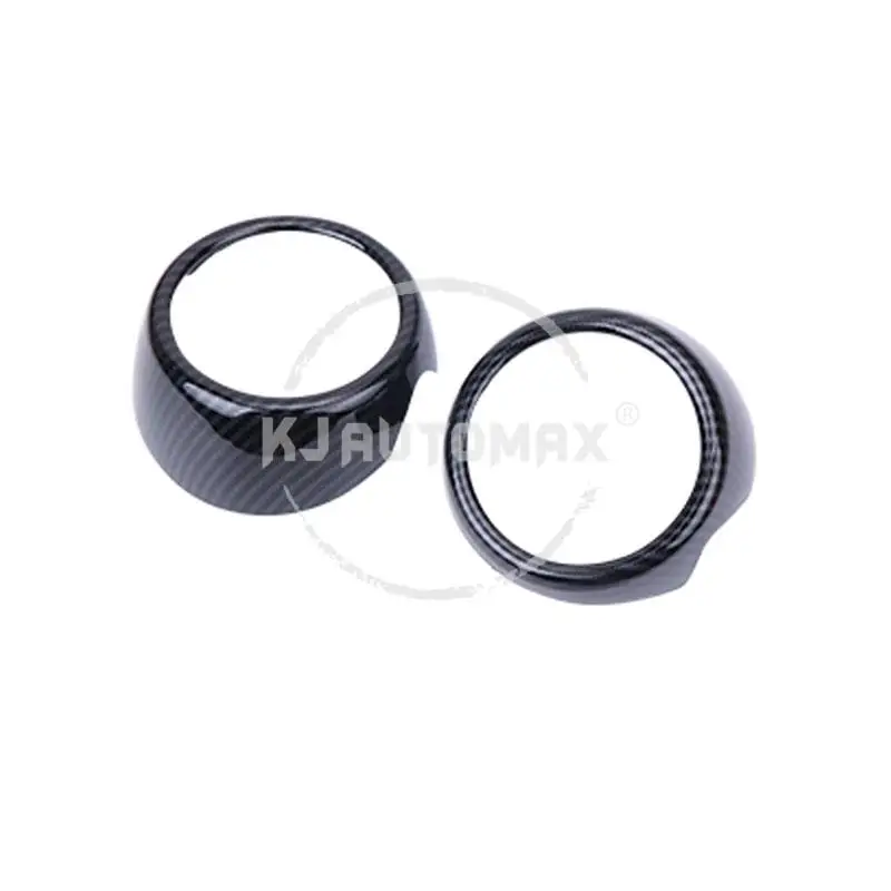 KJAUTOMAX для Mini Cooper F55 F56 боковой динамик внешнее кольцо украшение черный углеродного волокна Текстура ABS 2 шт