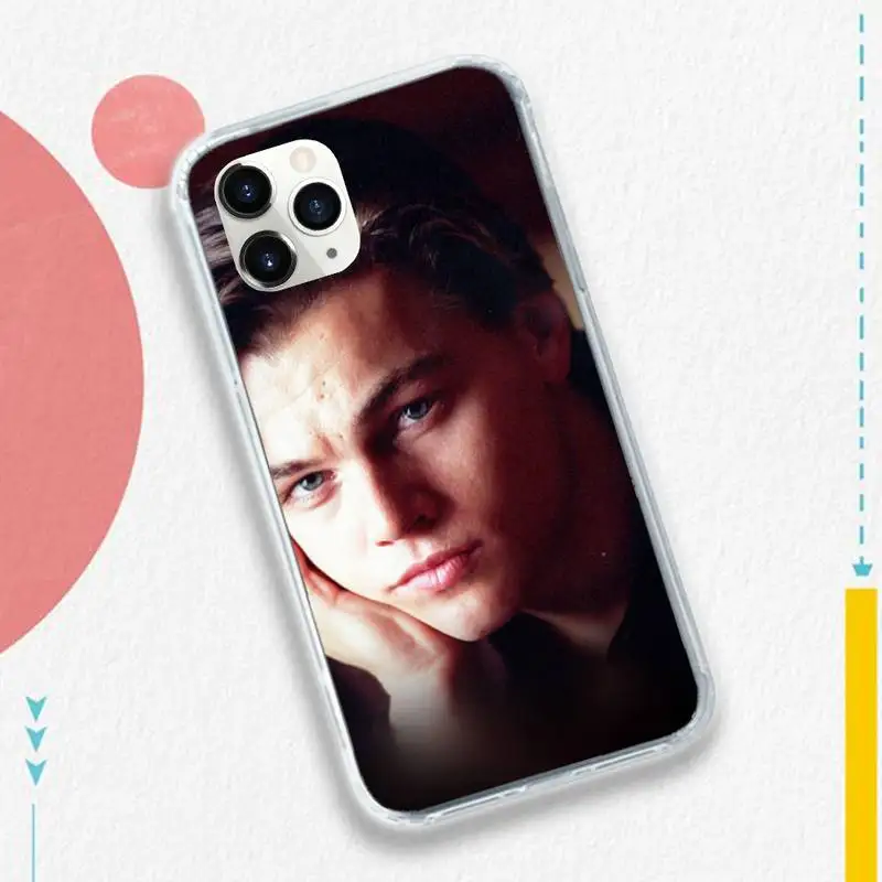 

cool Leonardo Dicaprio Famous actors Phone Case for iPhone 11 12 pro XS MAX 8 7 6 6S Plus X 5S SE 2020 XR