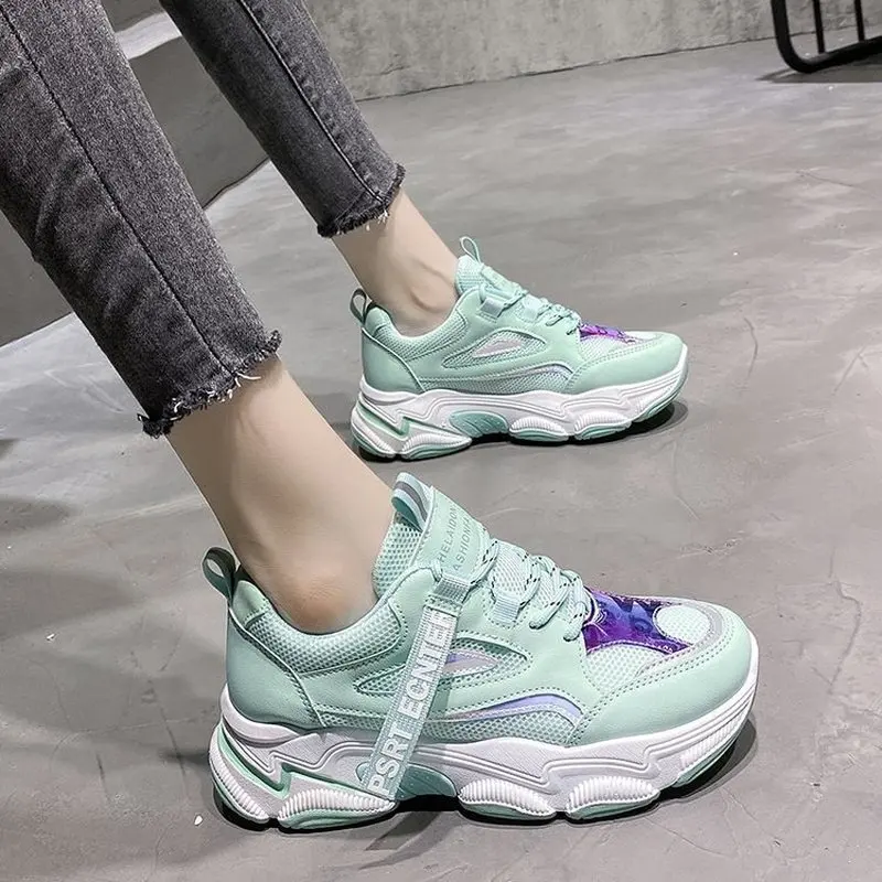 

Кроссовки женские из Вулканизированной Ткани, с дышащей сеткой, 2021