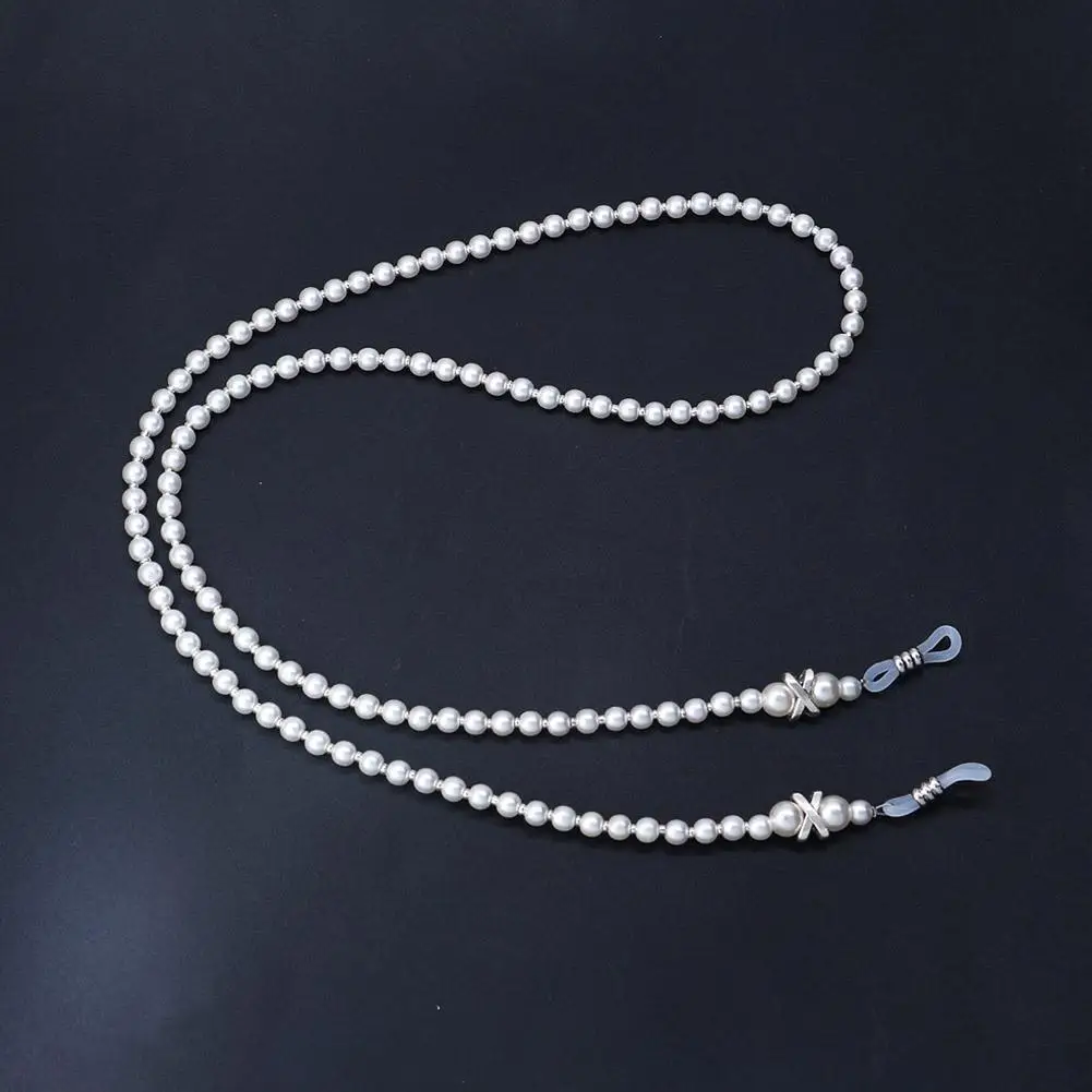 Перламутровыми бусинами цепочки для очков очки чтения Держатель Ремень шнуры