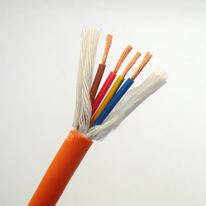 Кабель питания 4-жильный сверхгибкий 0 5 75 1 2 мм² оранжевый м (20 19 17 15 14 13awg)