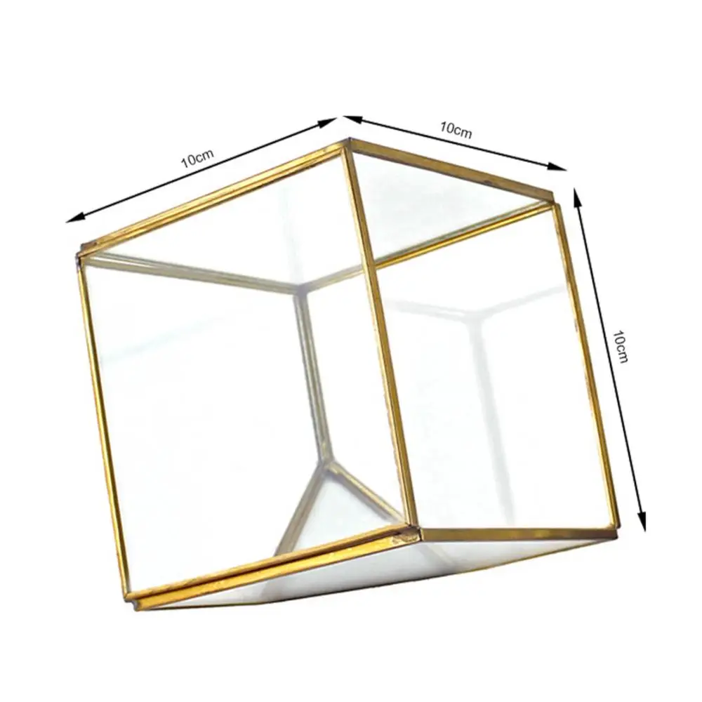 

Geometric Cubes Glass Terrarium Home Decor Plant Fleshy Flower Holder Vase Pot Hot Sales
