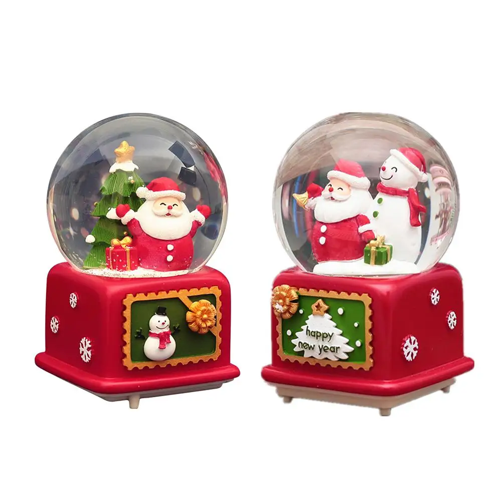 Снежные шары музыкальные с танцами снежинки ручной работы водный шар ремесла на