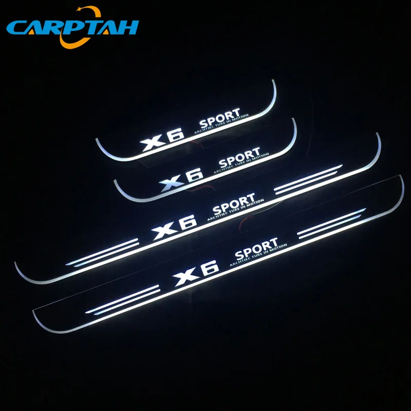 Акриловые перемещение СВЕТОДИОДНЫЙ Добро пожаловать педаль автомобиль накладка