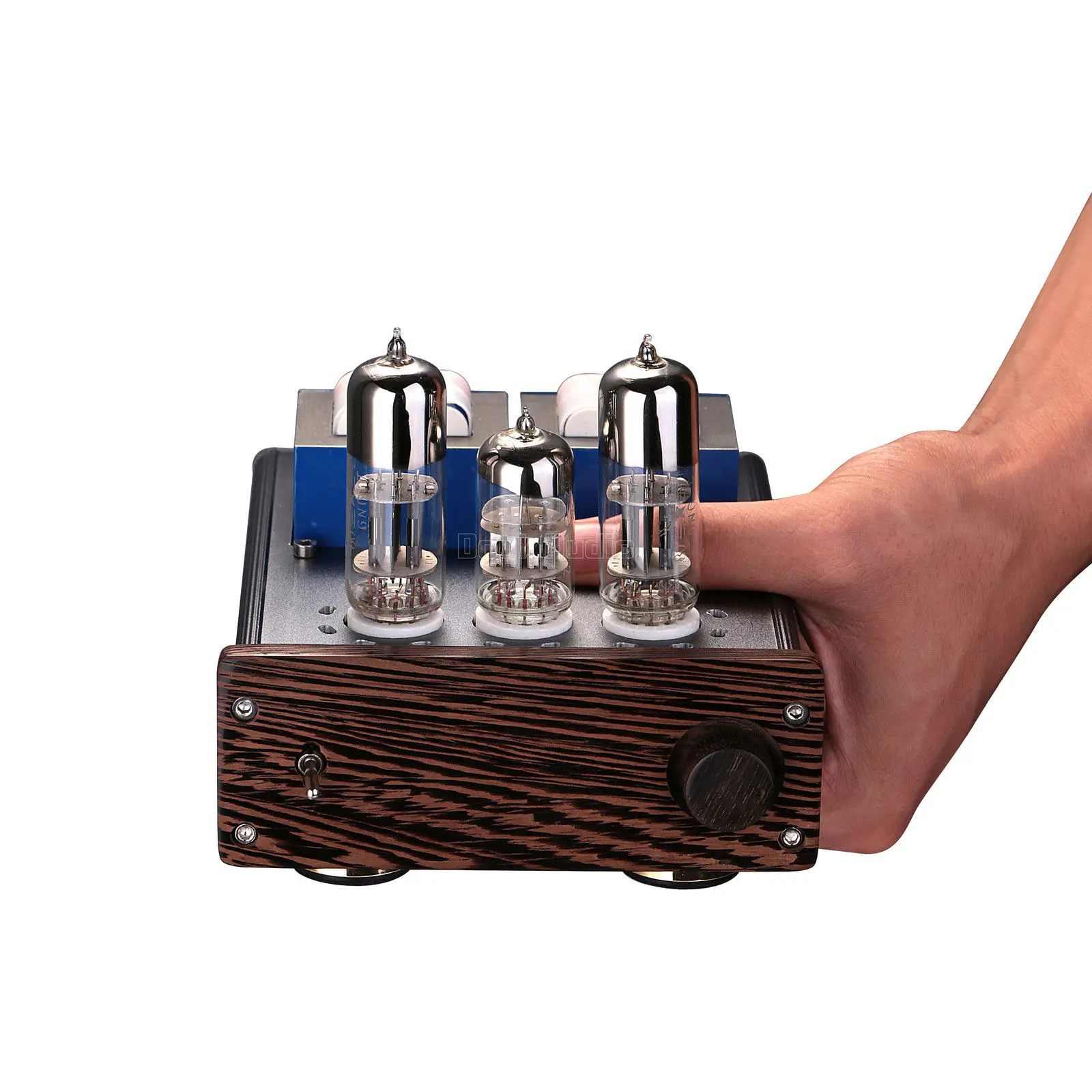 Вакуумный ламповый усилитель Douk audio Mini 6N6 + 6N2 Hi-Fi SEPP Class AB Настольный мощности |