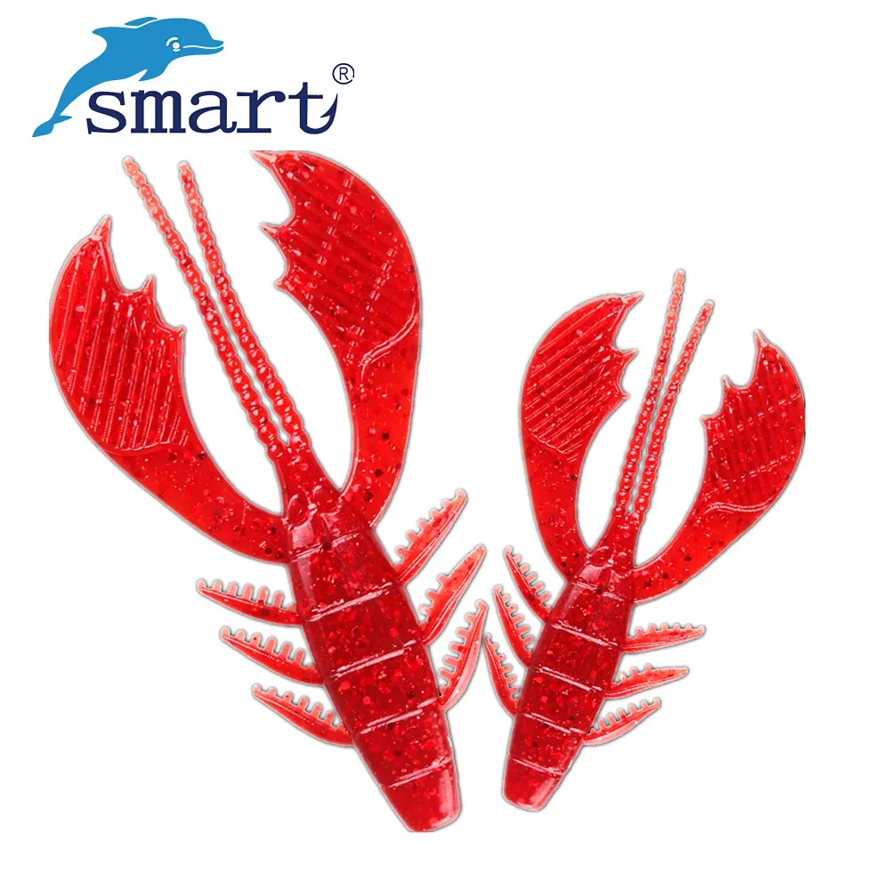 Умная мягкая рыболовная приманка для креветок 5 шт. 96 мм/4 дюйма 6 87 г | Спорт и