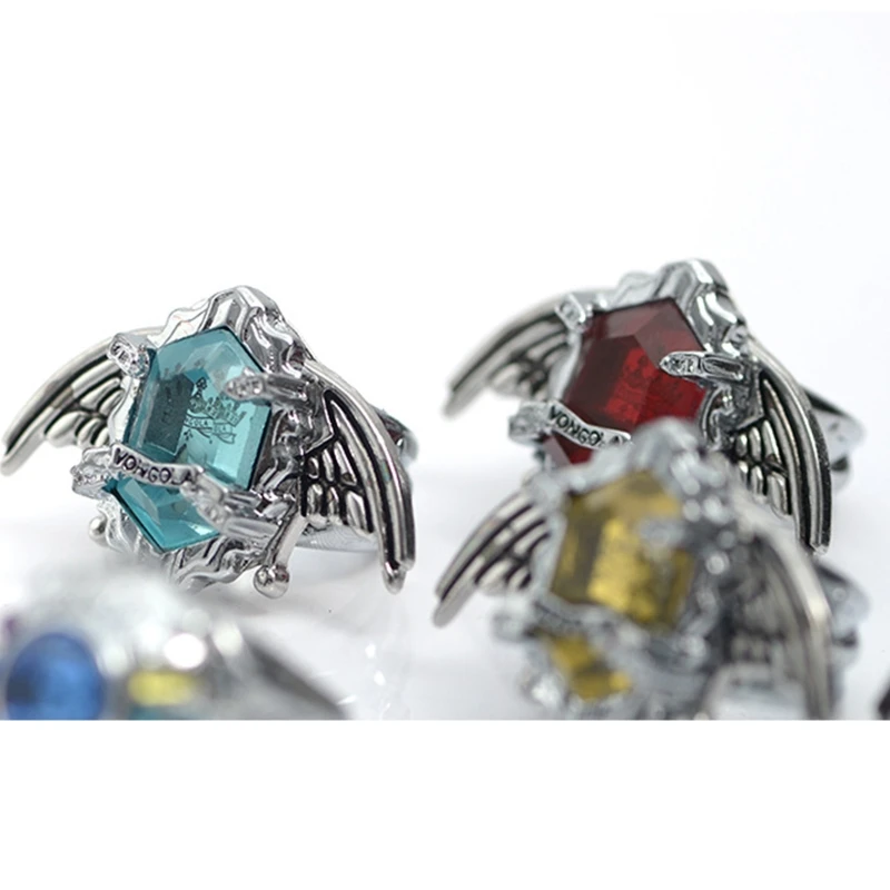 7 шт./компл. kateкё Hitman Reborn Vongola Аниме Косплей кольца Крылья модные ювелирные изделия
