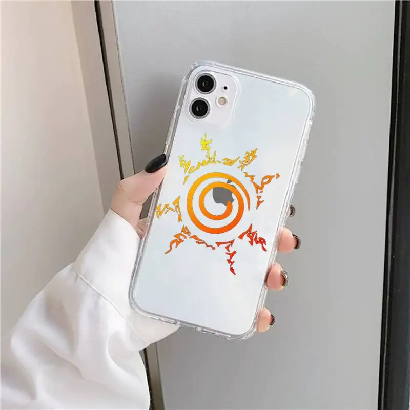 

Naruto Kakashi COOL Phone Case Transparent for iPhone 11 12 mini pro XS MAX 8 7 6 6S Plus X 5S SE 2020 XR