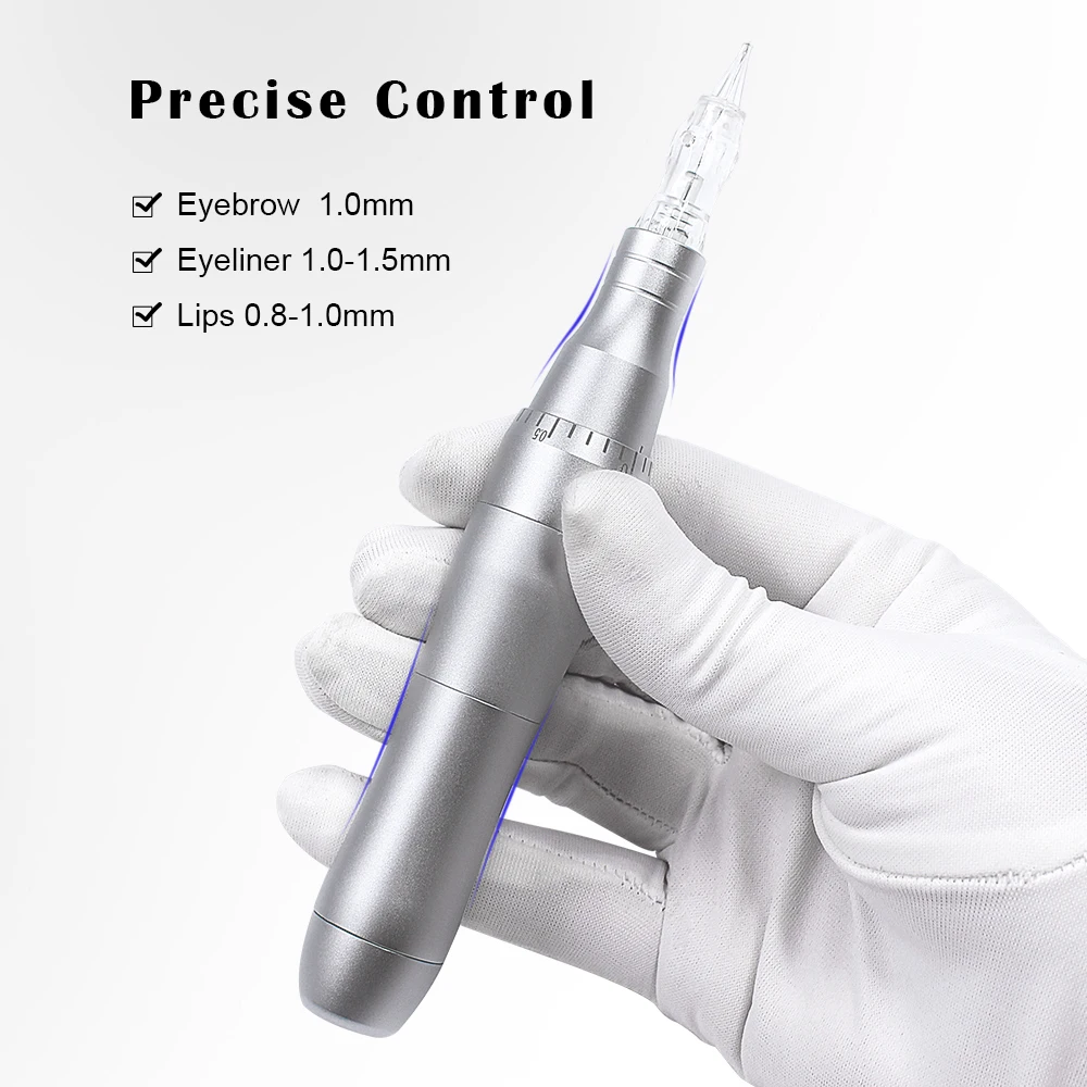 Профессиональный набор для тату Вращающаяся ручка бровей губ микроблейдинг пму