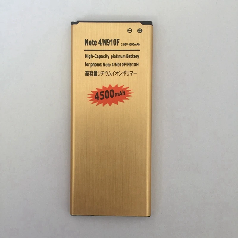 5 шт./лот для Samsung N910V батарея EB BN910BBE 4500 мАч Замена аккумуляторной батареи Galaxy Note4