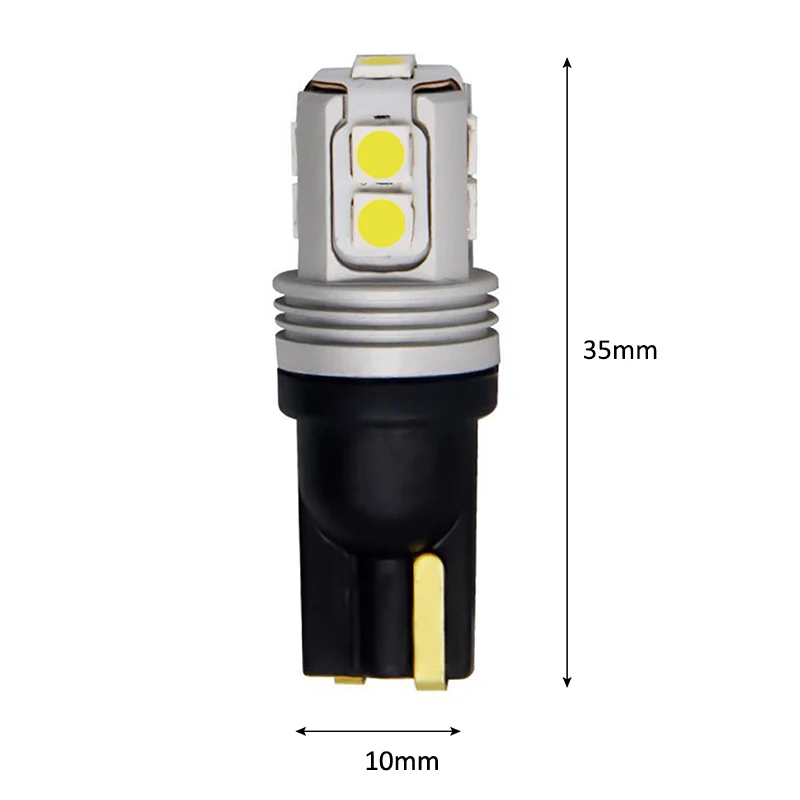 10 шт. Автомобильные светодиодные лампы t10 w5w 5w5 3030 10smd | Автомобили и мотоциклы