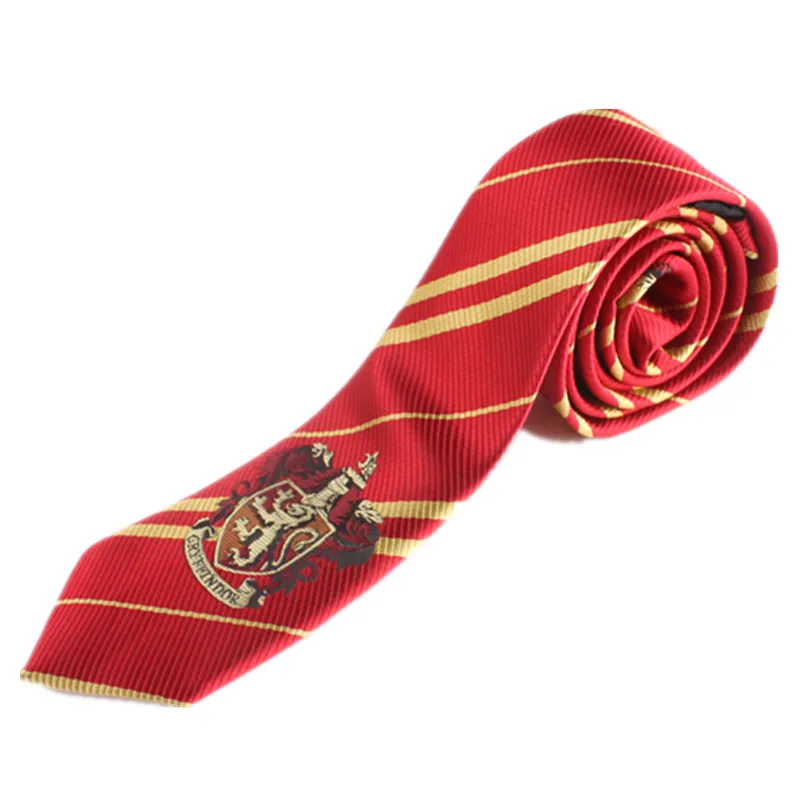 Gryffindor tie Айниель Хогвартс школьный шарф для косплея Гермионы грэнджер Костюм Гриффиндор Слизерин Hufflepuff Ravenclaw шарф шейный платок шарф - Цвет: Gryffindor tie