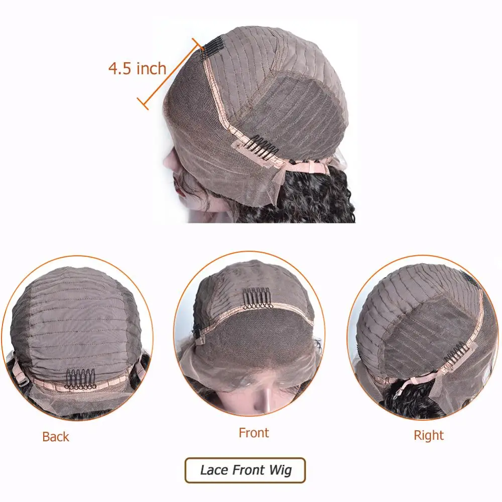 

Ombre Highlight Lace Front Short Bob Human Hair Wigs Ear To Ear Brazilian Virgin Hair 150% Lace Frontal Wigs For Black Women