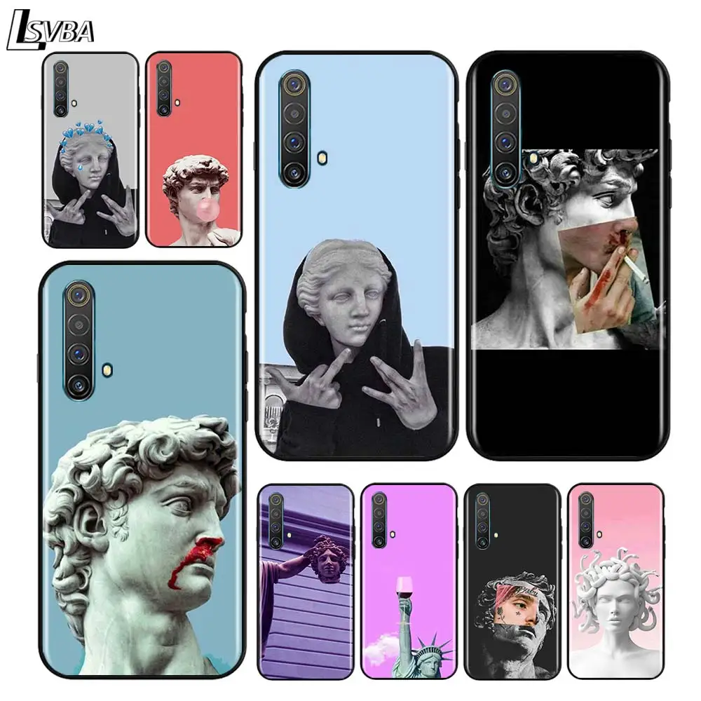 Статуя из искусства Микеланджело для OPPO Realme V15 X5 X3 X50 X7 X2 C17 C11 C3 C2 7 7i 6 6S 6i 5 Narzo 20 Pro