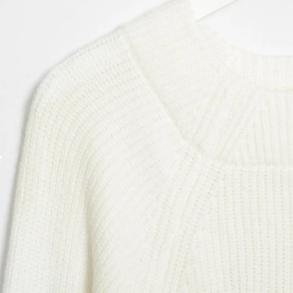 Wixra Women Solid O Neck Knitted Sweater 2019 Autumn Winter Fashion Pullover Sweaters Ladies Loose Knitwear Female Tops | Женская одежда