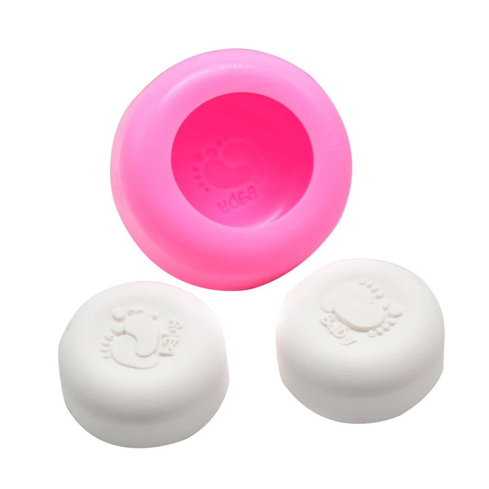 3D силиконовая форма для шоколадного торта украшения инструмент выпечки следы