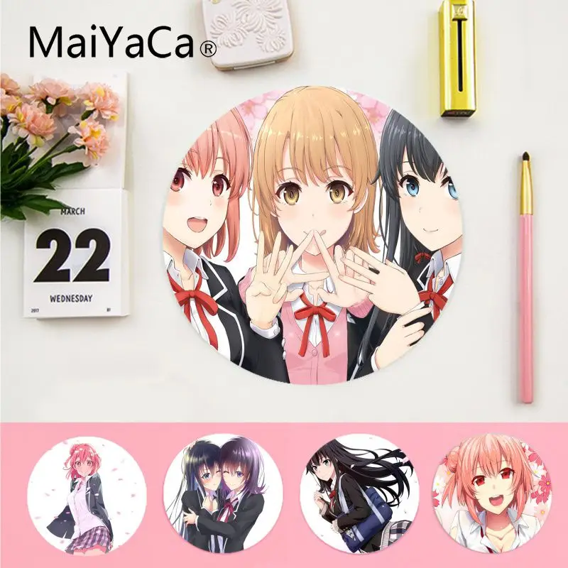 

Maiyaca Your Own Mats Oregairu Anime Durable Rubber Mouse Mat Pad gaming Mousepad Rug For PC Laptop Notebook