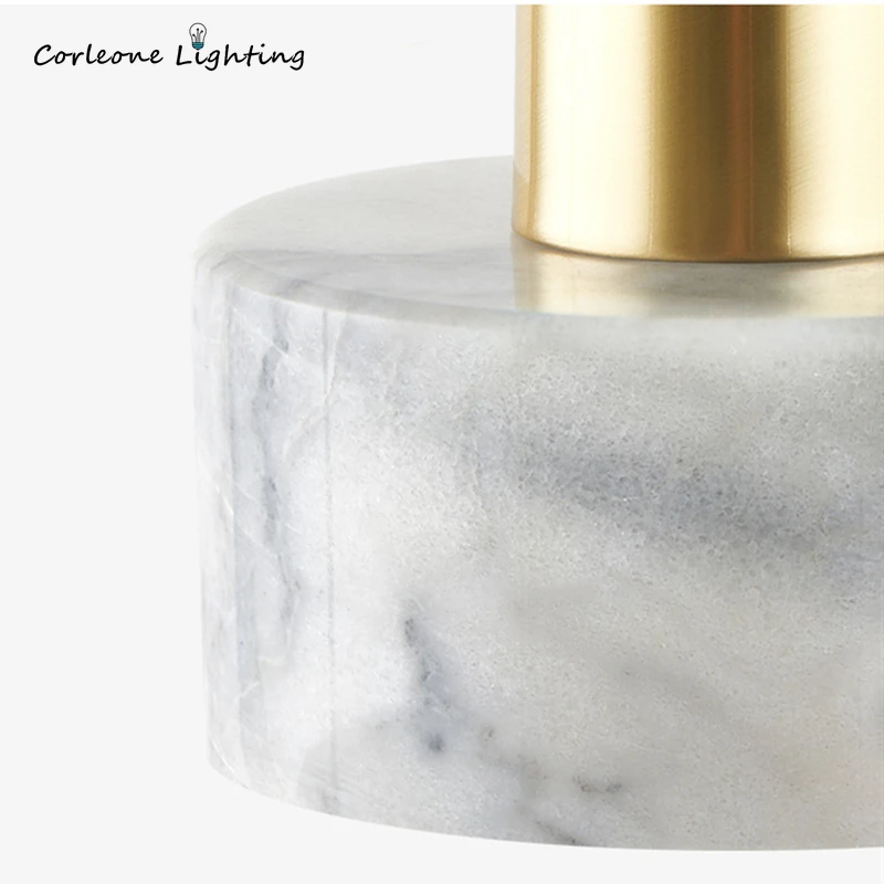 

Modern Pendant Lights Nordic Marble Hanging Lamps for Bedroom Dining Room Kitchen Living Room Decoration E27 Loft Light Fixtures