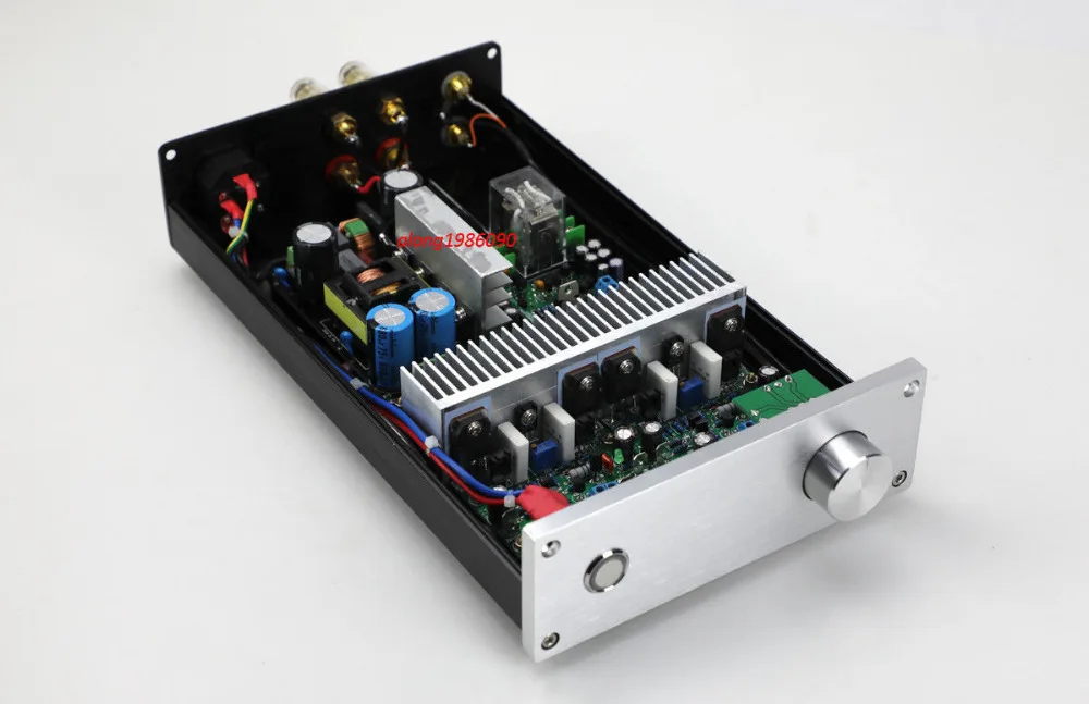 

Готовый HIFI NAP250 мод GZLOZONE, стерео усилитель мощности 80 Вт + 80 Вт, настольный аудиоусилитель