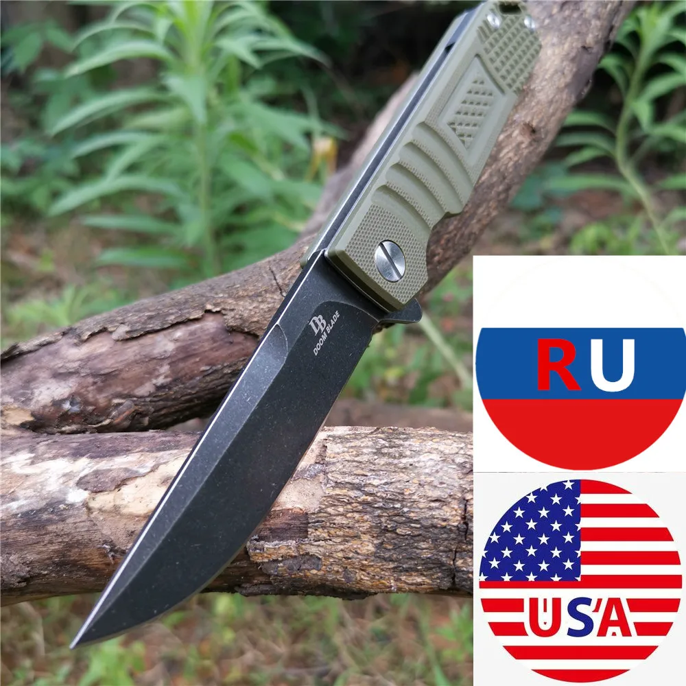 D2 Stonewash Blade G10 ручка тактические ножи Складной нож подходит для охоты кемпинга