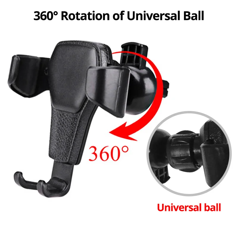 

Gravity Car Holder For Phone Air Vent Clip Mount Mobile Cell Stand Smartphone GPS Support For iPhone 12 11 XS X XR Xiaomi