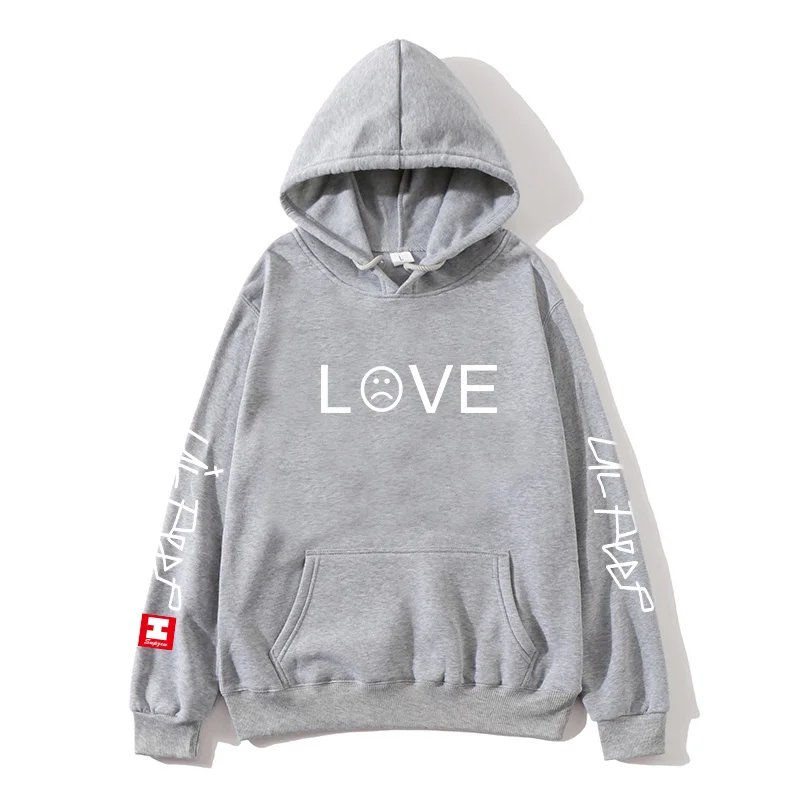 

2021 New Lil Peep Hoodies Hell Boy Lil Peek Men's and Women's Casual Hoodie Sweatshirt Men's and Women's Sudderas Cry Baby Hood