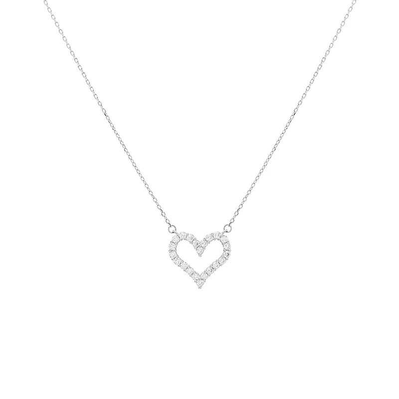 

Fashion woman simple love necklace clavicle chain casual party jewelry accessories