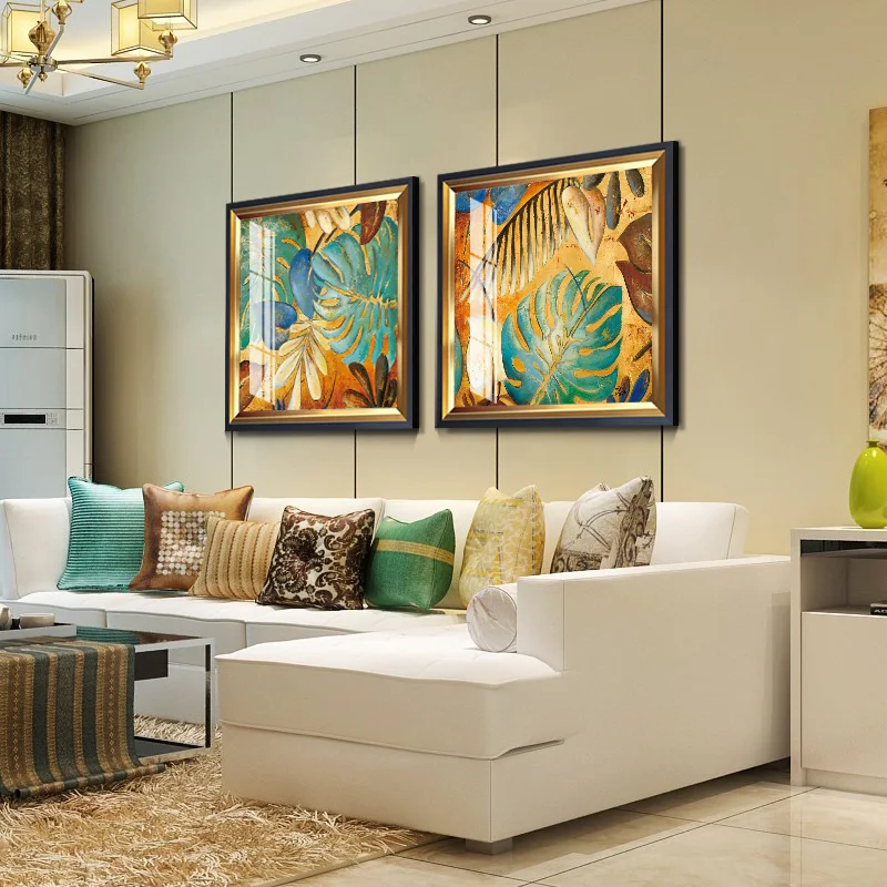 Роскошный Ретро-постер с абстрактными банановыми листьями скандинавский